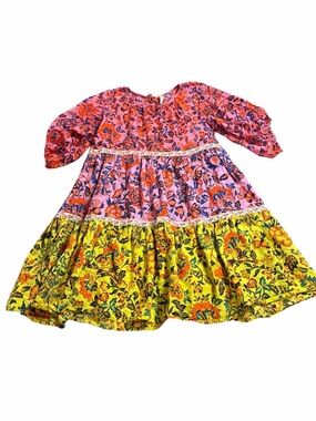 Anthropologie Multi Colored Floral Dress